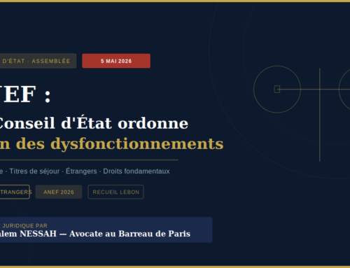 ANEF dysfonctionnement : le Conseil d&rsquo;État enjoint à l&rsquo;État de mettre fin aux carences du téléservice imposé aux étrangers